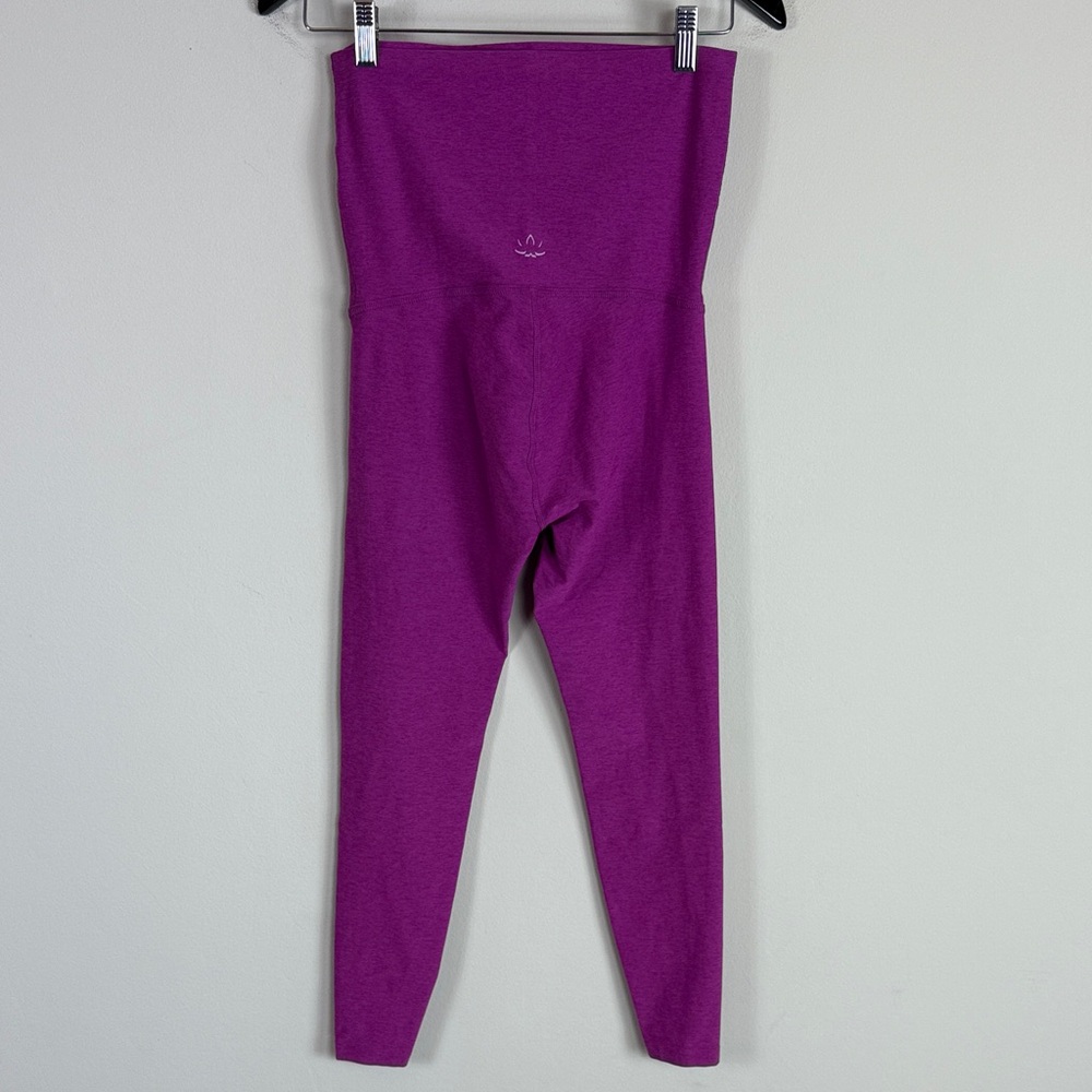 Beyond the Bump Purple Maternity Leggings